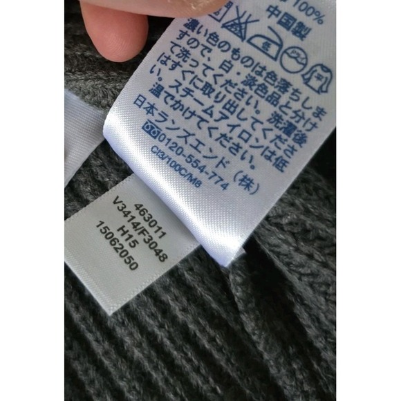 Lands End Womens Cardigan Sweater Size 2X Gray 100% Cotton with Pockets - Picture 8 of 8